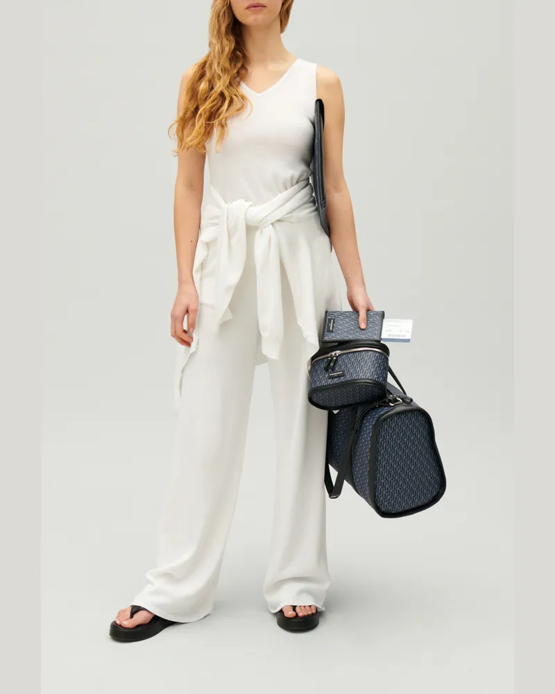 Claudie Pierlot Fließende Strickhose Ecru