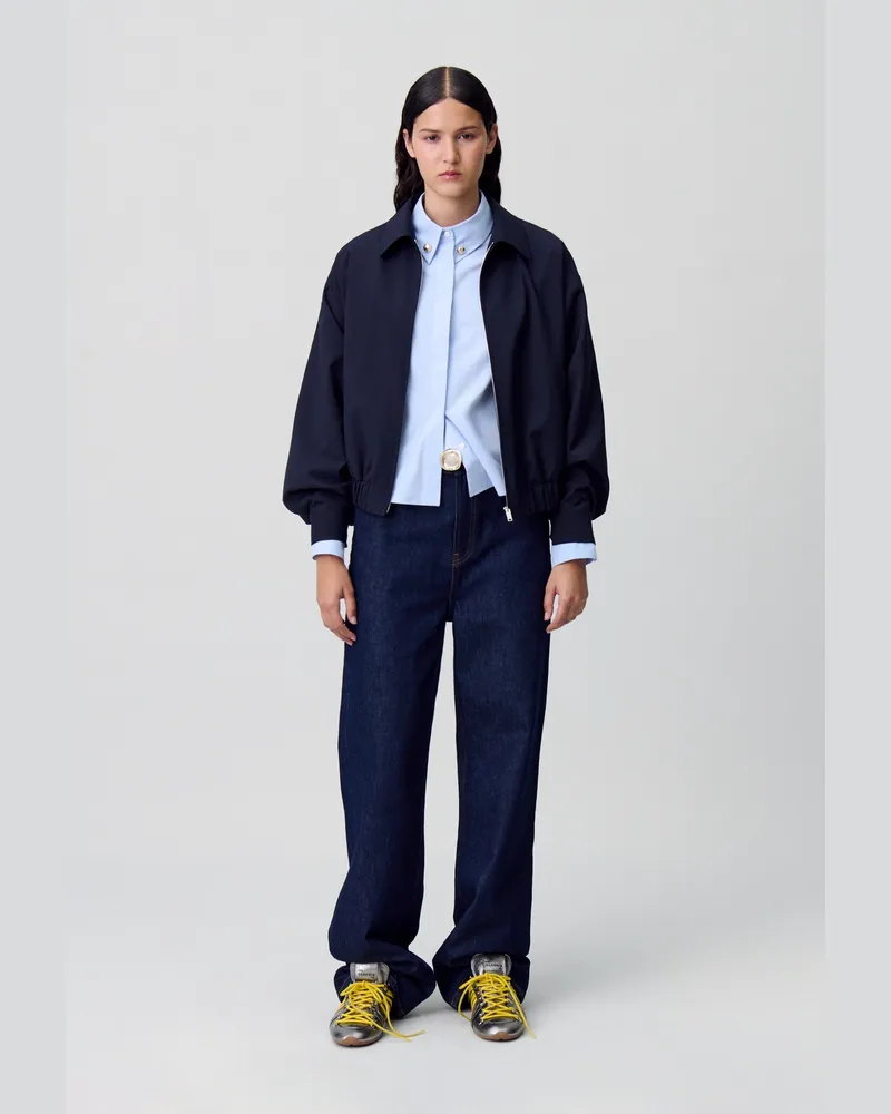 Claudie Pierlot Boxy geschnittenes Hemd Ciel