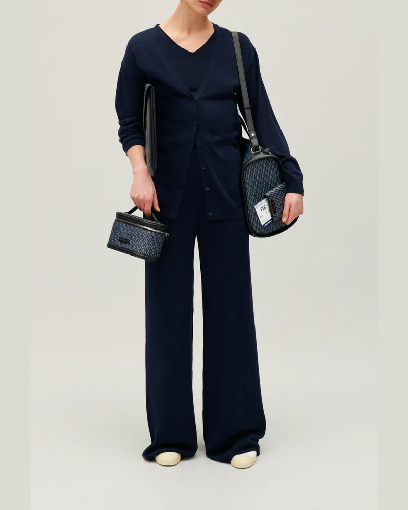 Claudie Pierlot Feinstrick-Cardigan Marine