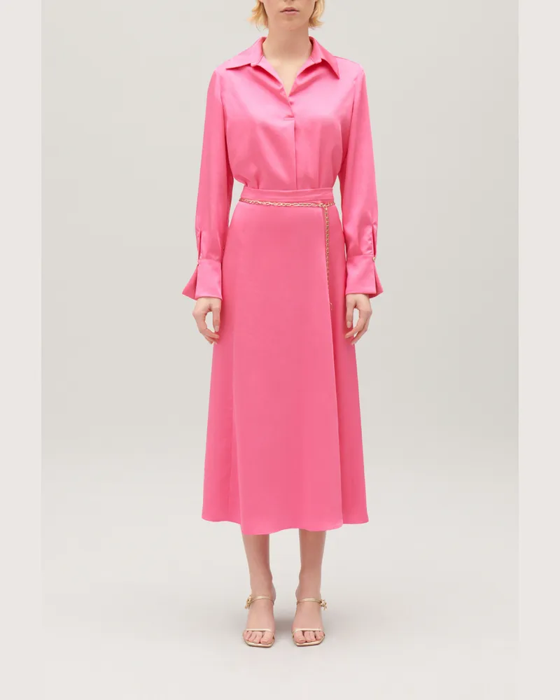 Claudie Pierlot Langer, satinierter Rock Bubble