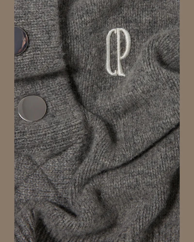 Claudie Pierlot Ärmelloses Stricktop Grau-meliert