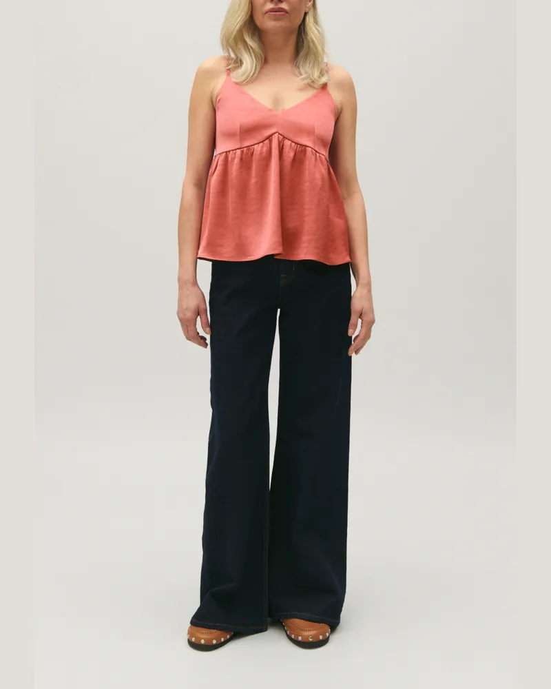 Claudie Pierlot Träger-Top Terrakotta Terrakotta