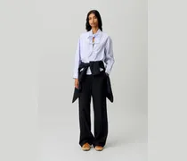 Gestreifte Popeline-Bluse