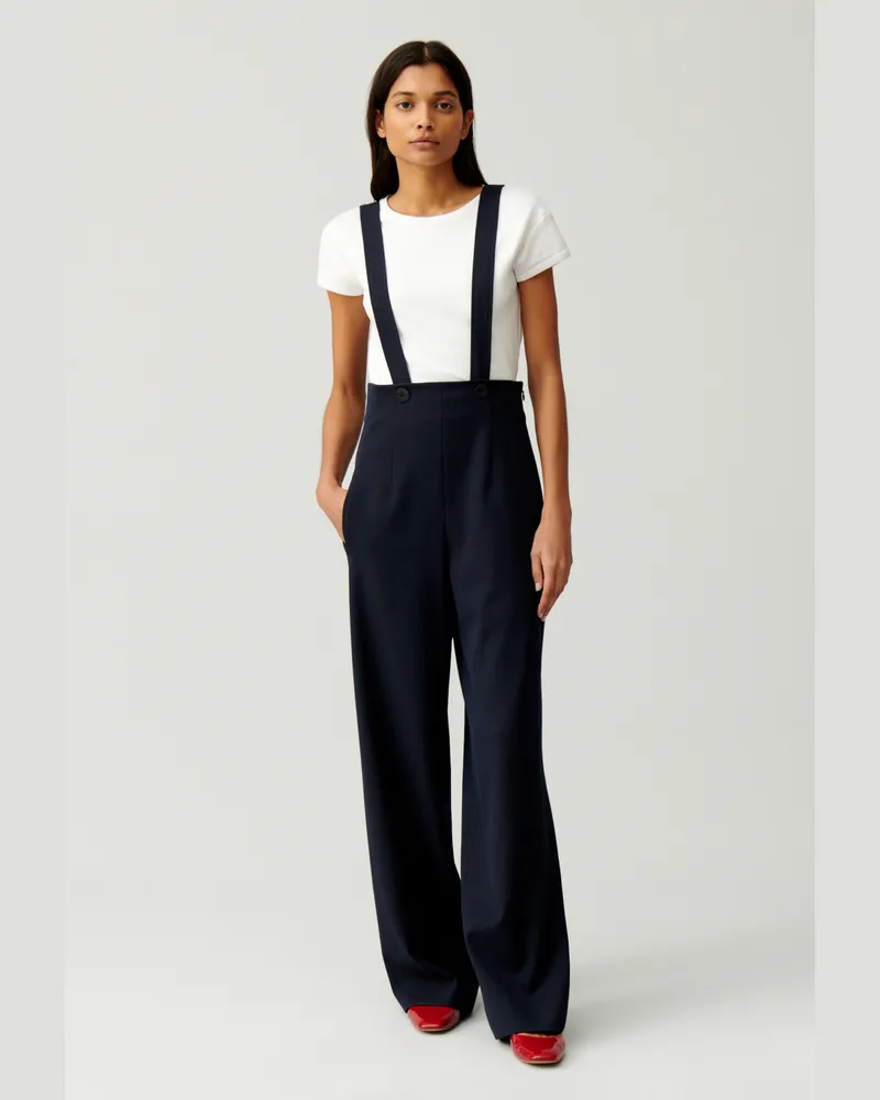 Claudie Pierlot Trägerhose Marineblau Marine