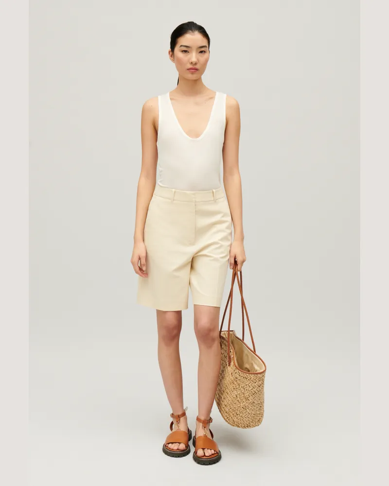 Claudie Pierlot Tanktop Ecru Ecru