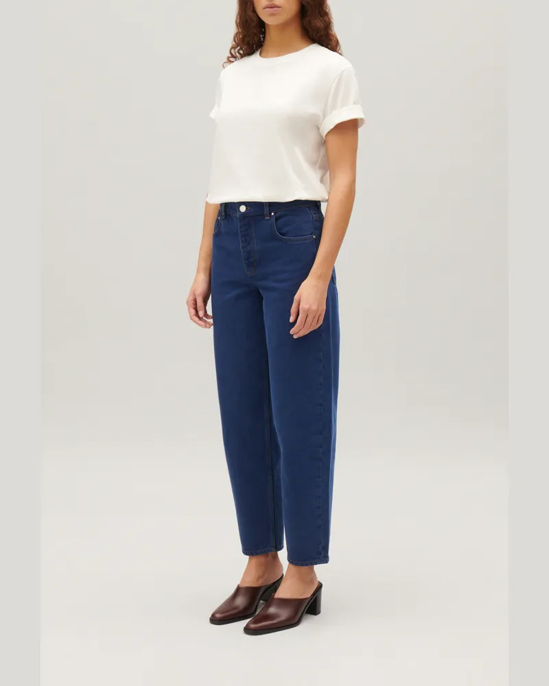 Claudie Pierlot Mom Jeans Luc in Blau Denim