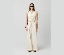 Gestreifter Blazer oben