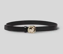 Ledergürtel mit goldener Schnalle