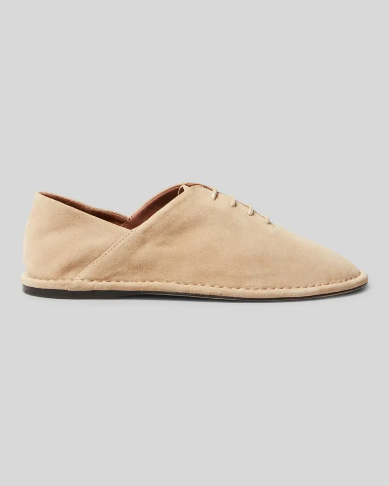 Claudie Pierlot Richelieu-Schuhe weichem Material Taupe