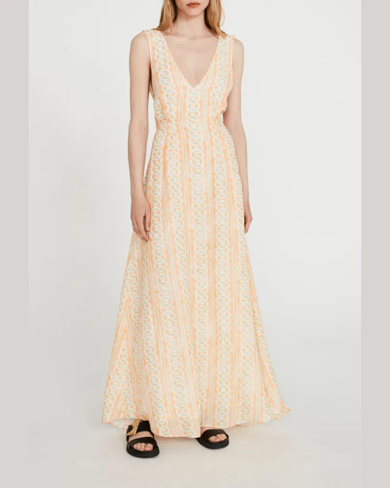 Claudie Pierlot Bedrucktes Kleid Heller