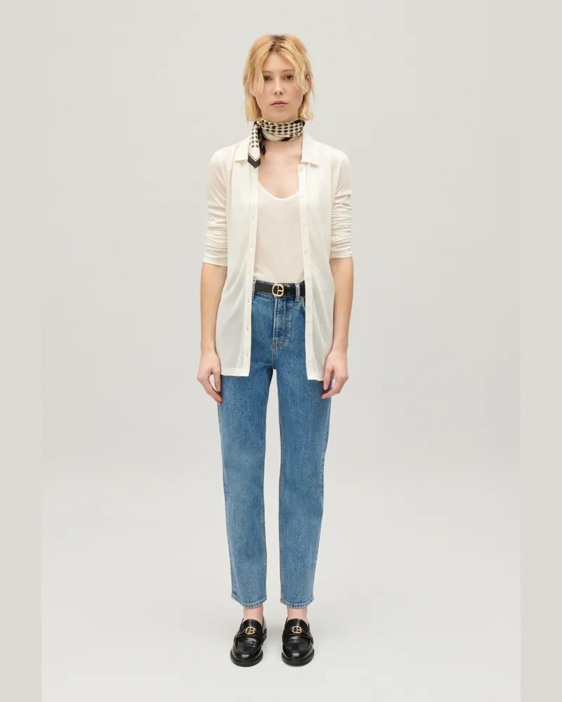 Claudie Pierlot Hemdbluse Ecru Ecru