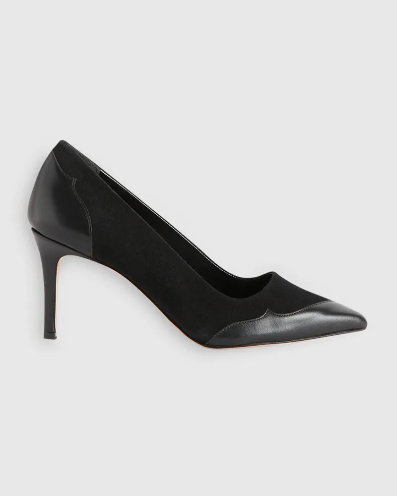 Claudie Pierlot Pumps Bimaterial-Leder Schwarz