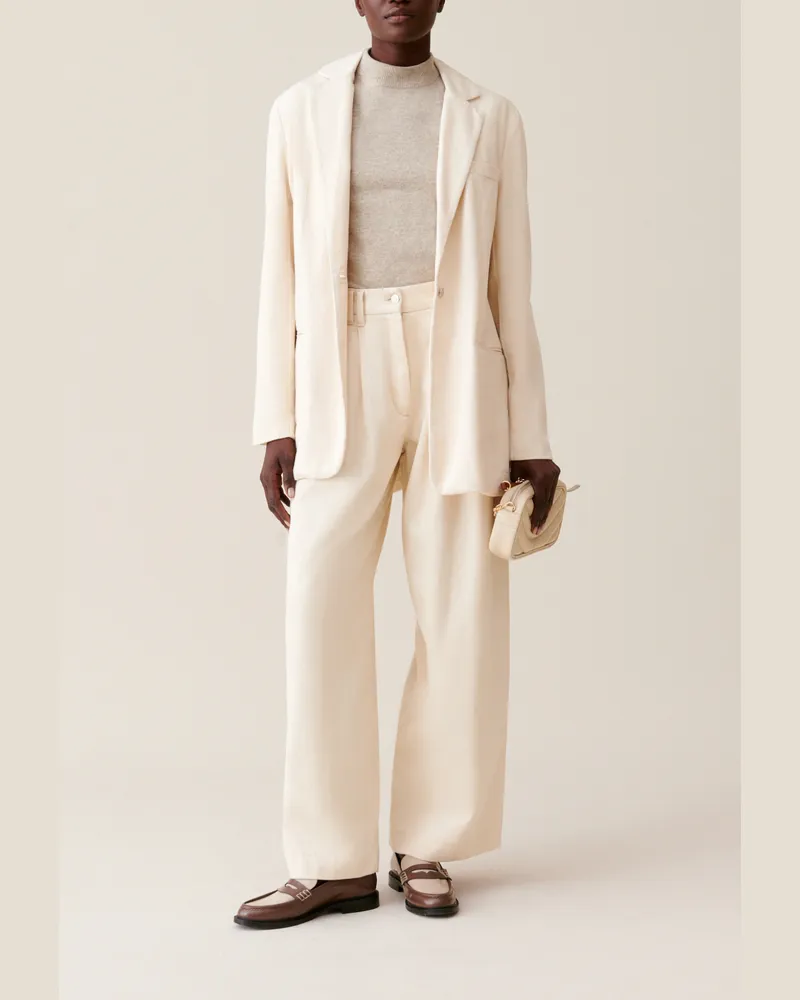 Claudie Pierlot Oversized Denim-Blazer Hell