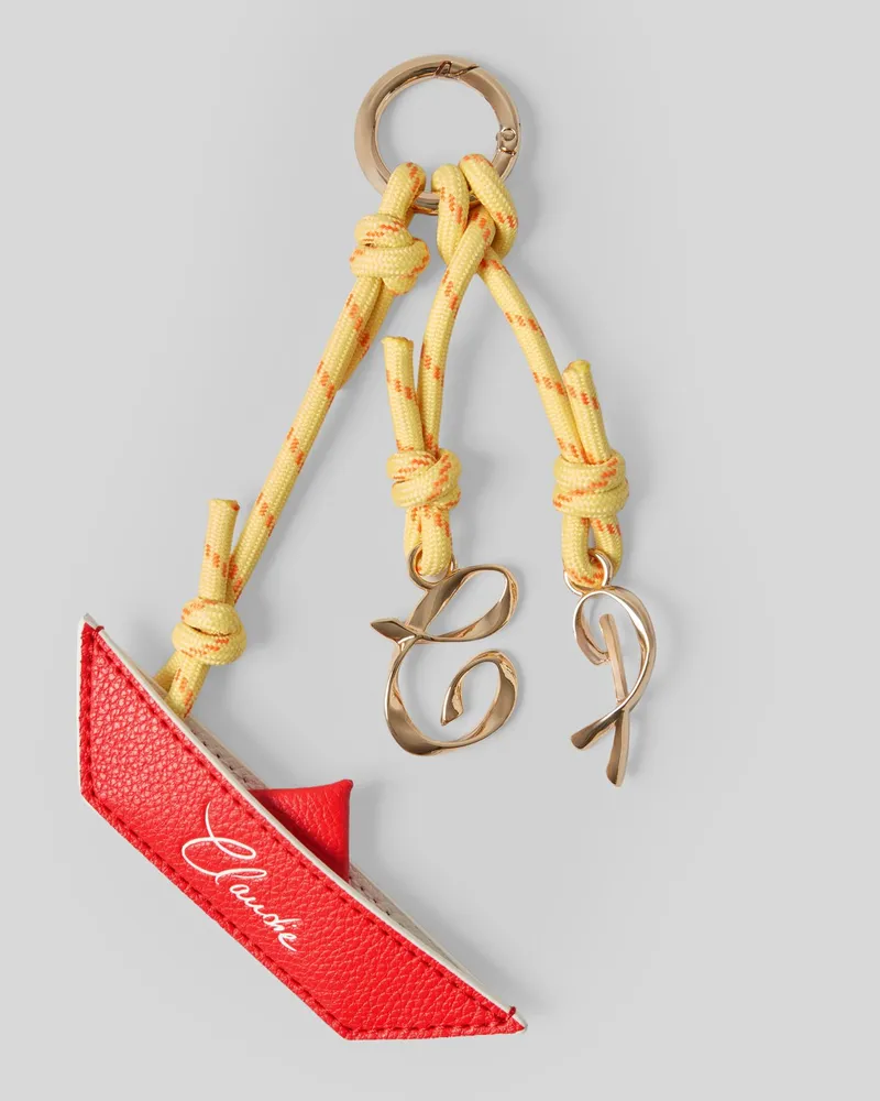 Claudie Pierlot Buchstaben-Schlüsselanhänger CP Rot