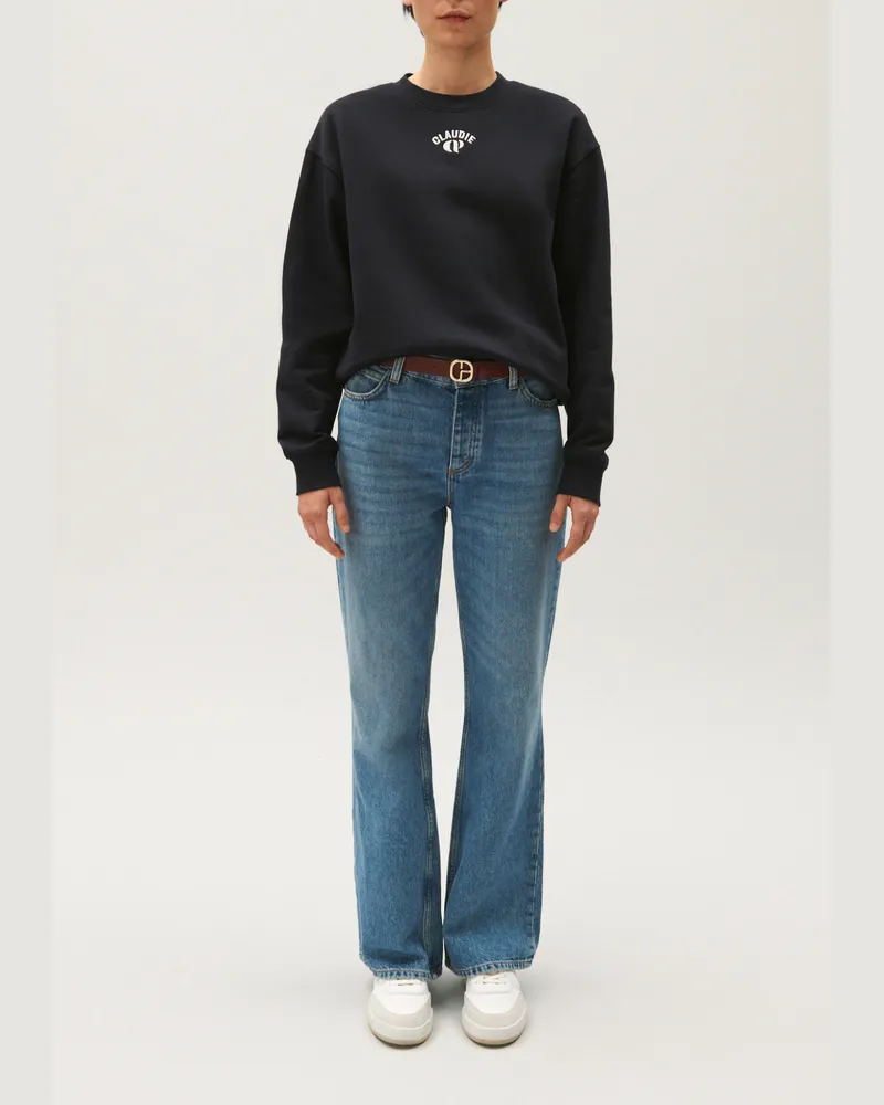 Claudie Pierlot Marineblaues Sweatshirt Marine