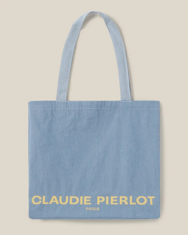 Claudie Pierlot Oversize-Tragetasche Blau