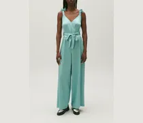 Fließender Jumpsuit Wassergrün