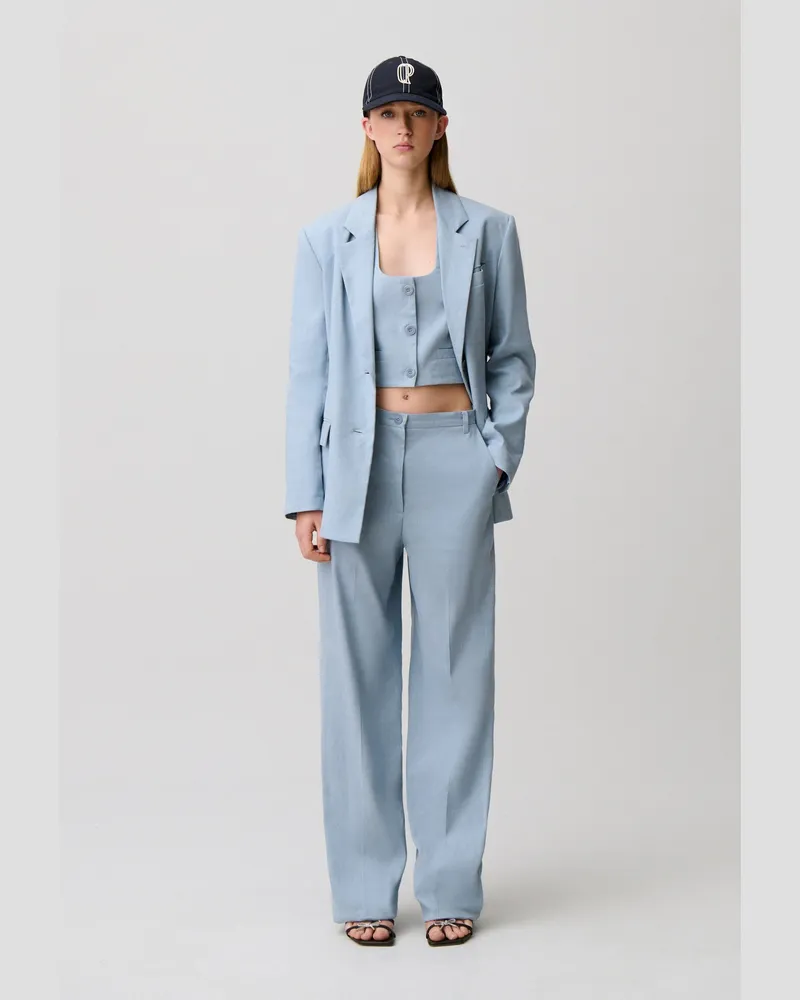 Claudie Pierlot Gerade Hose Bleu