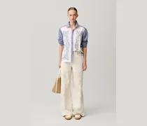 Jeans mit CP-Stickerei