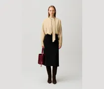 Plissierter Midi-Rock