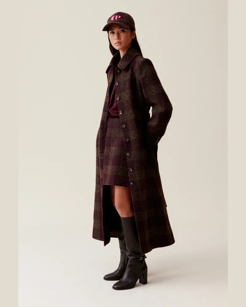 Claudie Pierlot Mantel aus Wollmischung Multico