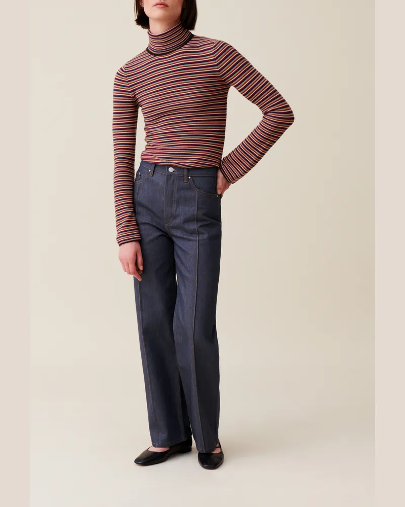 Claudie Pierlot Strickpullover mit Rollkragen Multico