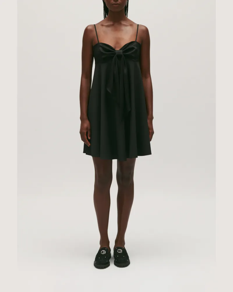 Claudie Pierlot Kurzes schwarzes Kleid Schwarz