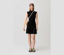 Plissiertes Strickkleid
