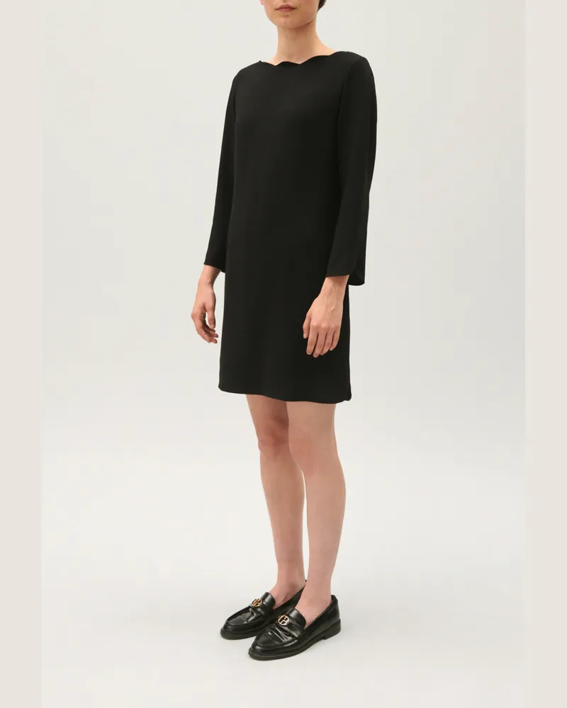 Claudie Pierlot Kurzes schwarzes Kleid Schwarz