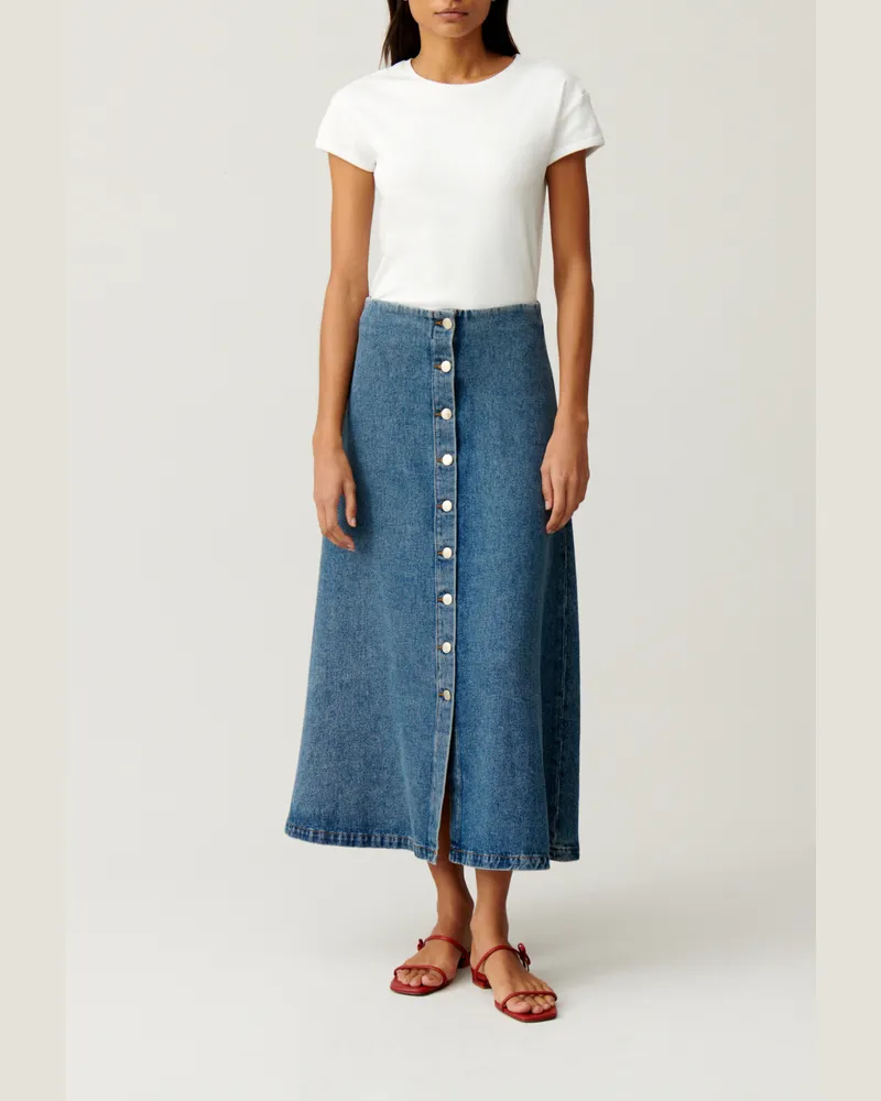 Claudie Pierlot Kurzärmeliges T-Shirt Weiß