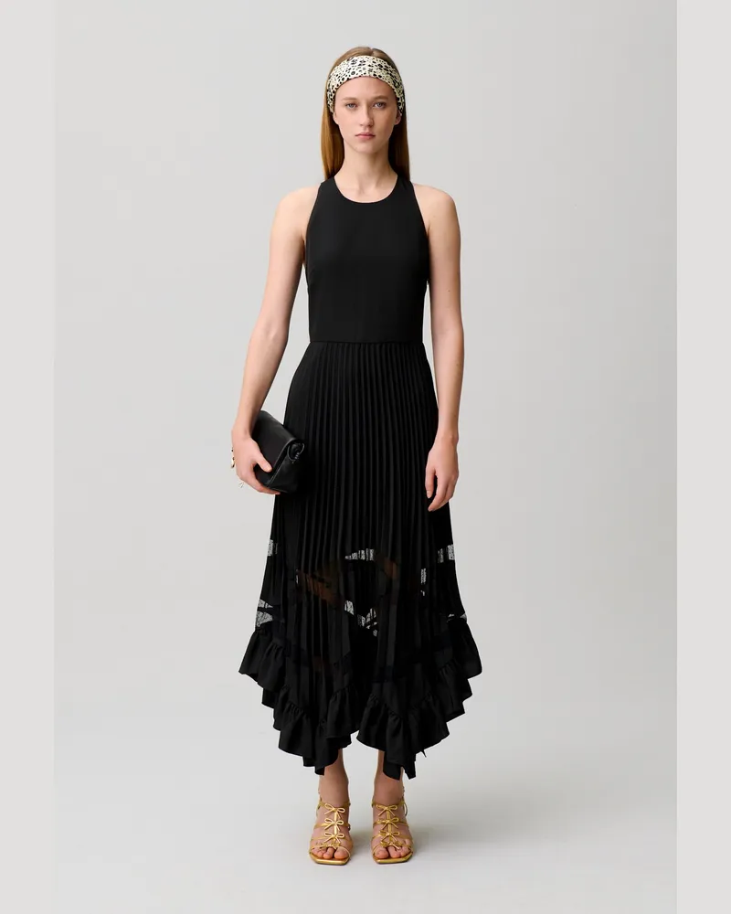 Claudie Pierlot Midi-Kleid Schwarz