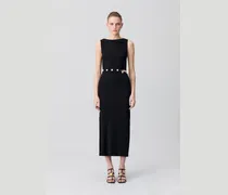 Knielanges Strickkleid