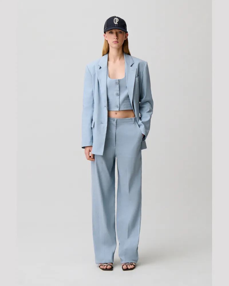 Claudie Pierlot Gerade Hose Bleu