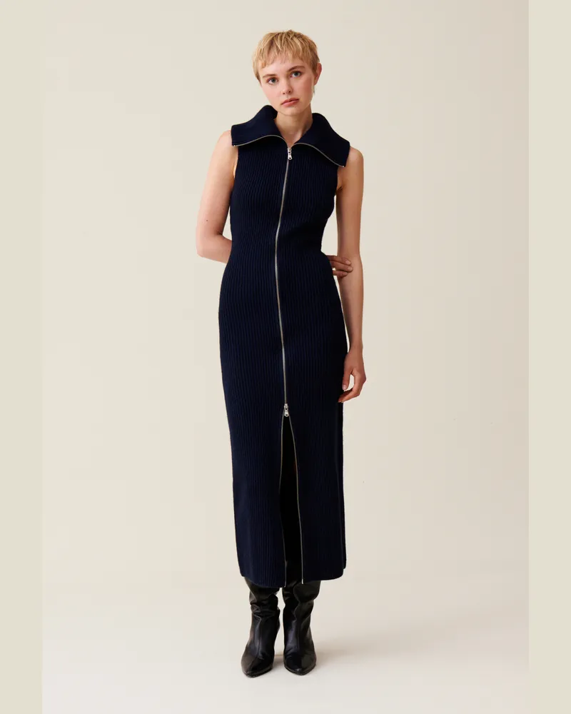 Claudie Pierlot Strickkleid mit Reißverschluss China