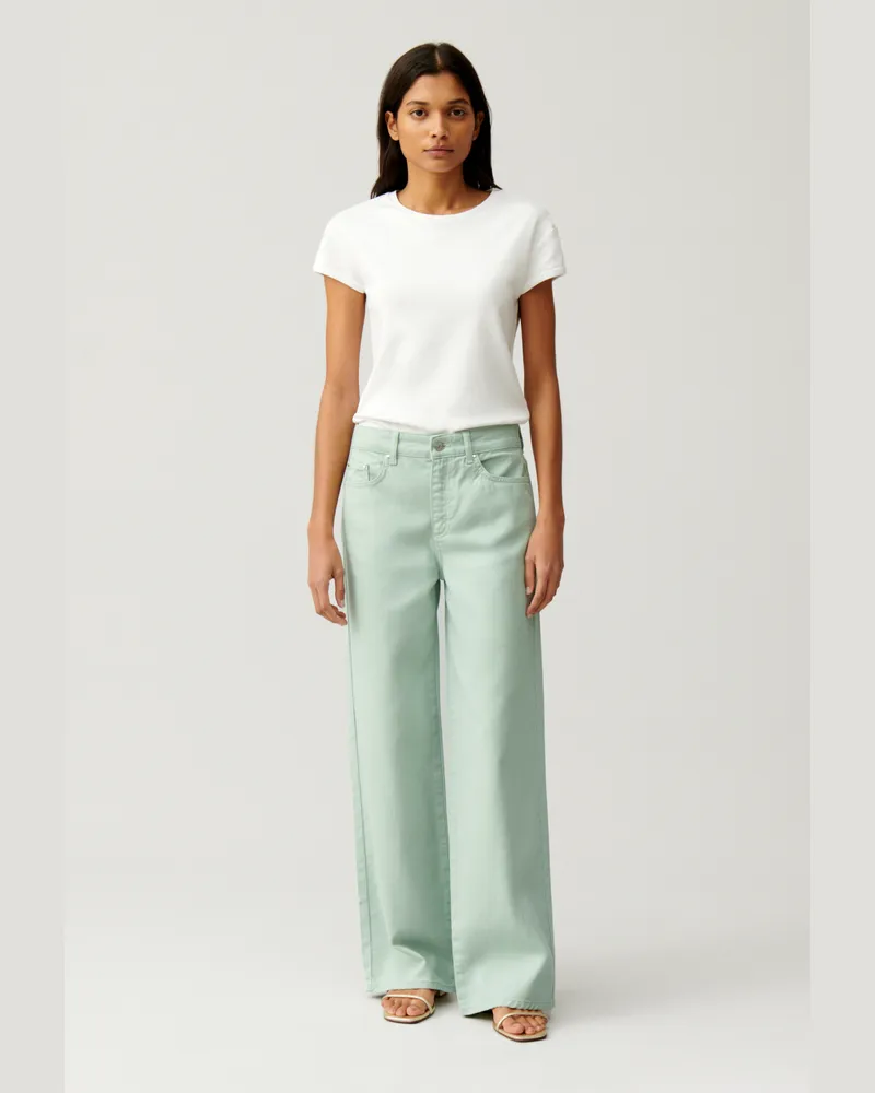 Claudie Pierlot Mandelrote Baggy-Jeans von Michel Mandel