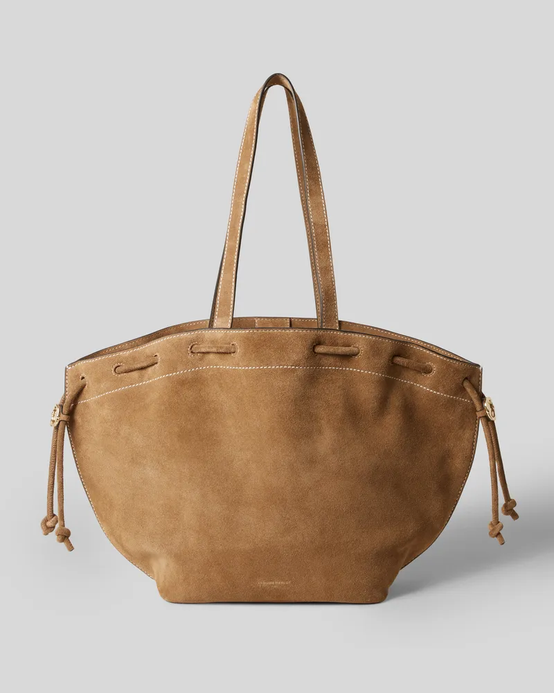 Claudie Pierlot Tasche Alban aus Wildleder Sand