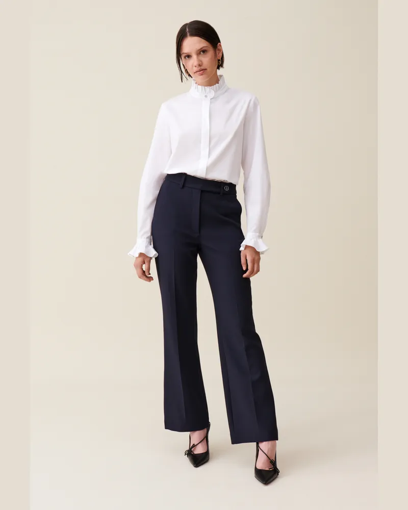 Claudie Pierlot Schlaghose Marine