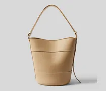 Beuteltasche aus Narbenleder
