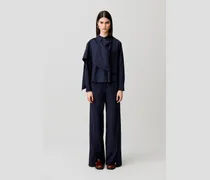 Wollmix-Jacke mit Schalkragen