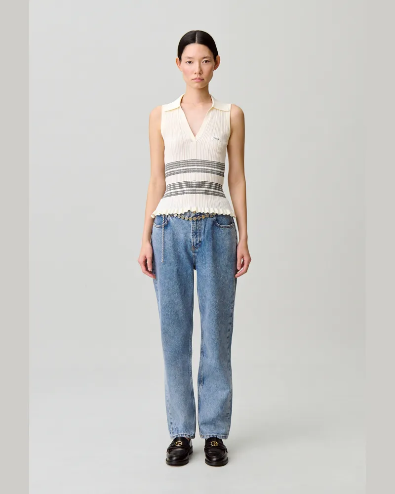 Claudie Pierlot Feinstrick-Top Multico