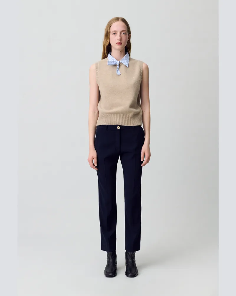 Claudie Pierlot Unigarbene anzughose Marine