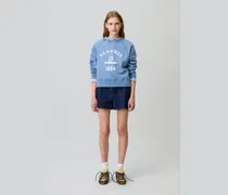 Sweatshirt verwaschener Baumwolle
