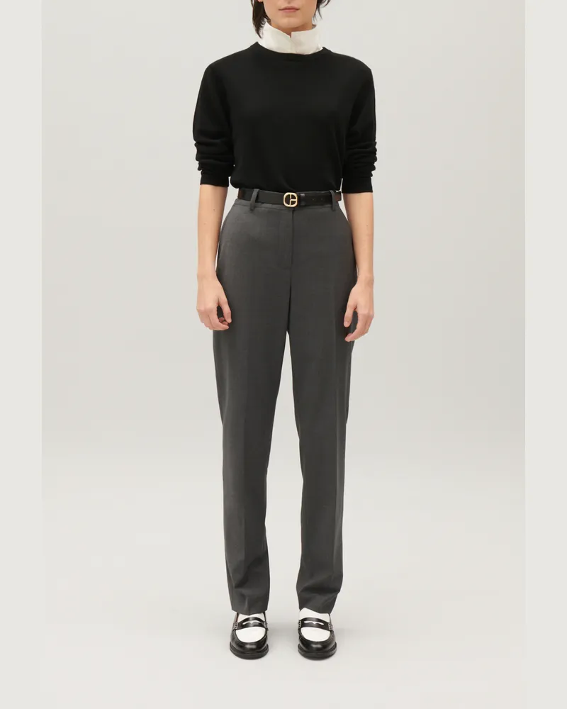 Claudie Pierlot Anzughose grau meliert Grau-meliert