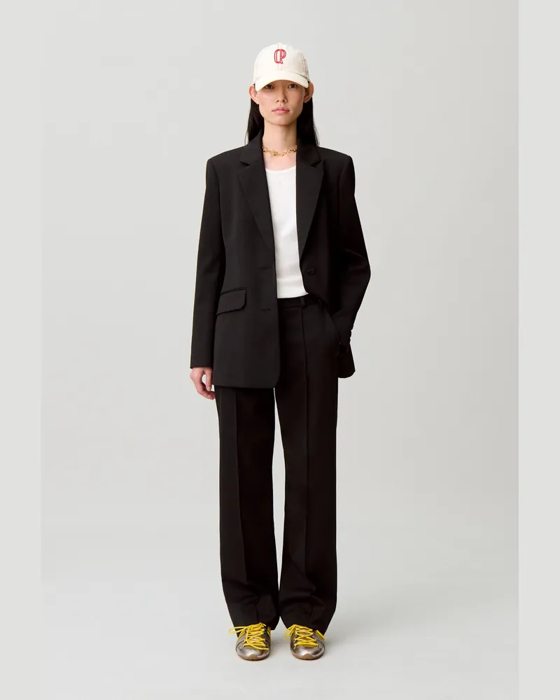 Claudie Pierlot Gerade Anzughose Schwarz