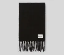 Zweifarbiger Schal mit Fransen