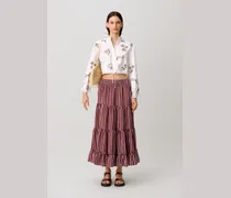 Hemd mit Blumen und Pailletten