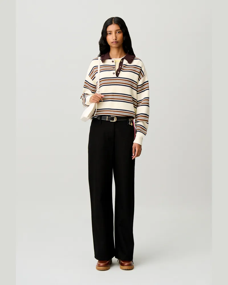 Claudie Pierlot Weite Denim-Jeans Denim