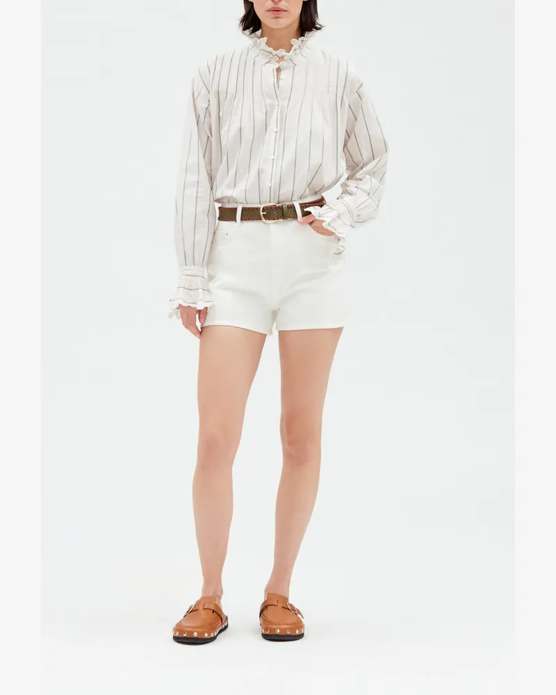 Claudie Pierlot Jeans-Shorts, ecru Ecru