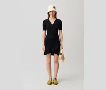 Strickkleid mit Hemdkragen