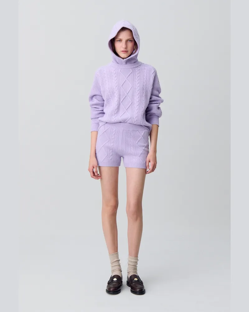 Claudie Pierlot Kurzer Strickpullover Parme
